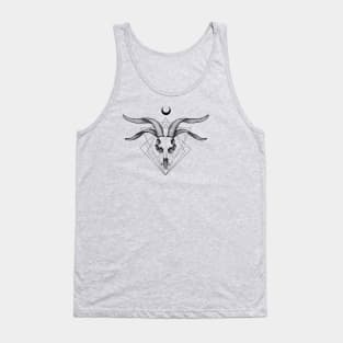 Gothic Demon Goat Tank Top